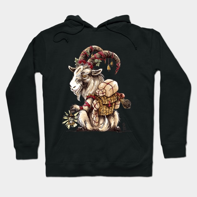 The Yule Goat 2 Hoodie by shiro